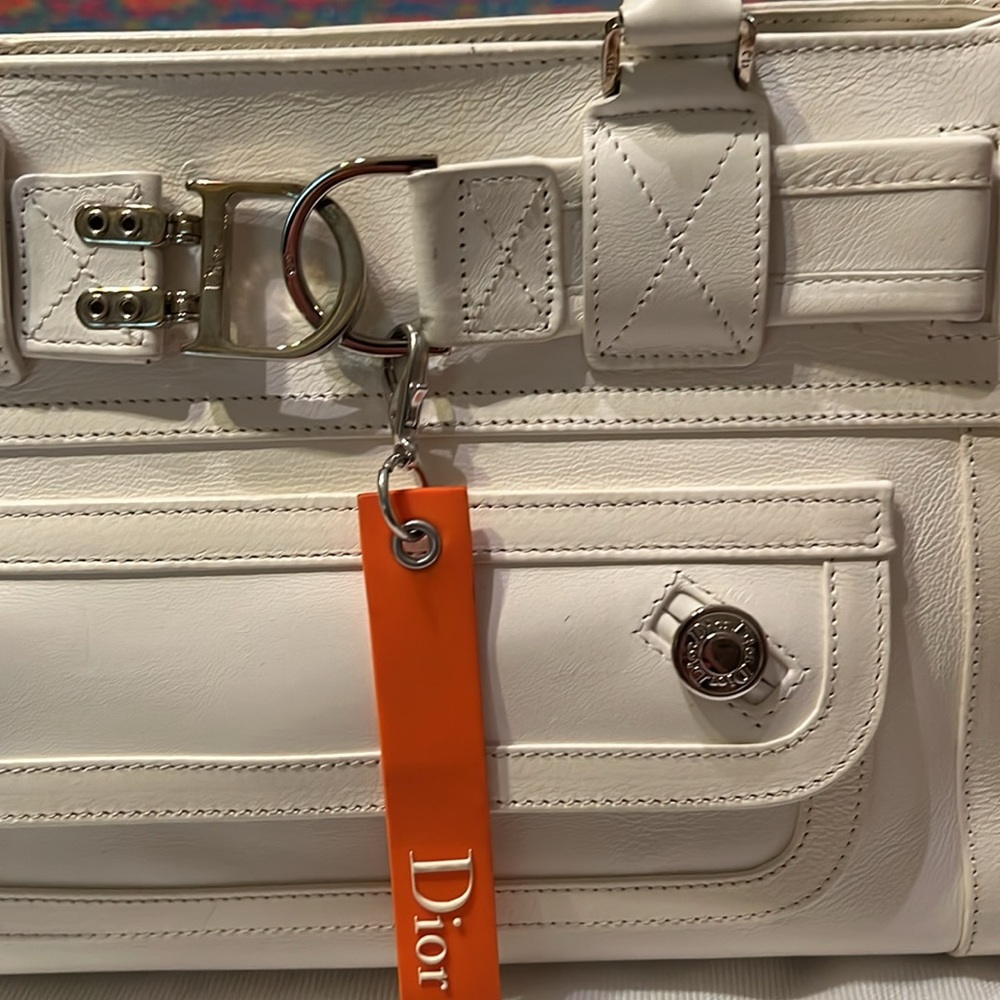 FLASH SALE🔥🔥EXCELLENT CONDITION💕BEAUTIFUL💗 VINTAGE CHRISTIAN DIOR FLIGHT BAG💗💗💗 - Picture 12 of 16
